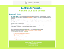 Tablet Screenshot of lagrandepoubelle.com